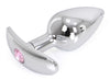 Plug Bijou Anal avec base arrondie Curve 6 x 2.8 cm - Bijou Rose