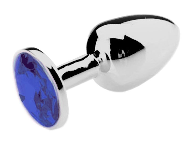Plug bijou Bleu 8 x 4 cm