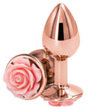 Plug Bijou REAR S 6 x 2.7cm Rose-Rose