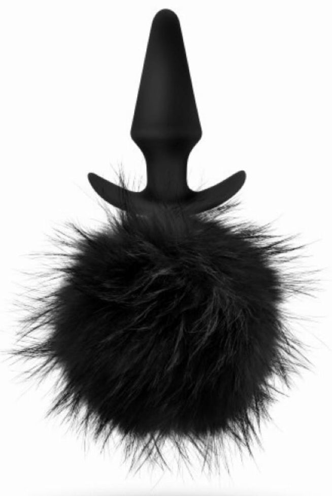 Plug Pompon Anal Adventures Rabbit Tail 9  x 3.5cm