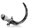 Plug Queue Puppy Tail Bulldog 11.5 x 6 cm Blanc