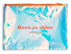 Pochette de rangement Born to Shine  Zip Orange