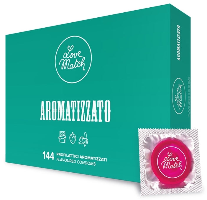 Préservatifs aromatisés Aromatizzato x144