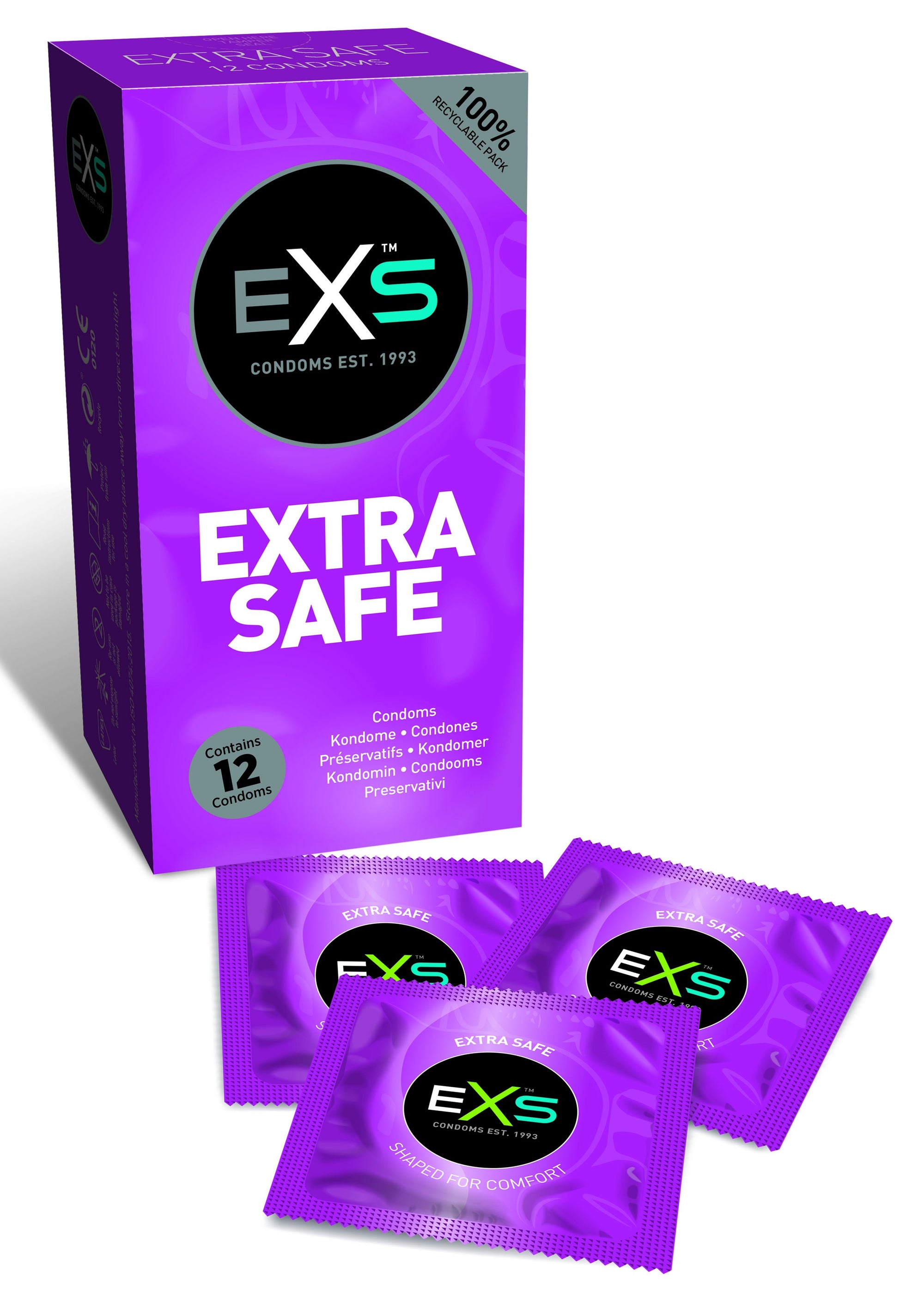 Préservatifs épais Extra Safe x12