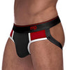 Jockstrap RETRO SPORT Noir-Rouge