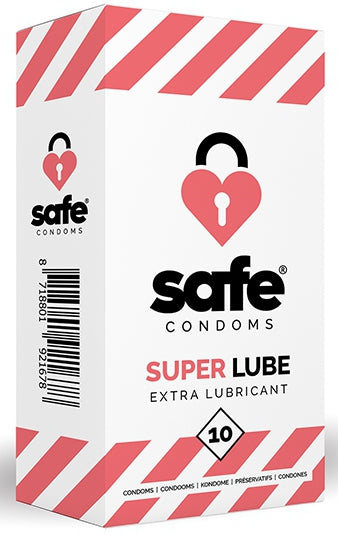 Préservatifs lubrifiés SUPER LUBE Safe x10