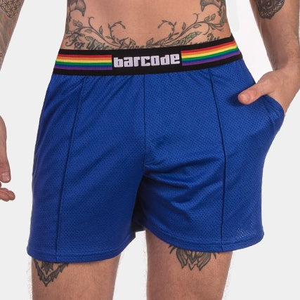 Short Barcode Pride Bleu