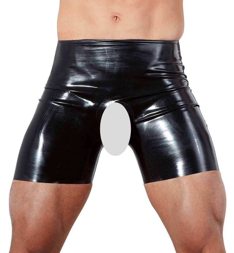 Short en latex avec Ouverture