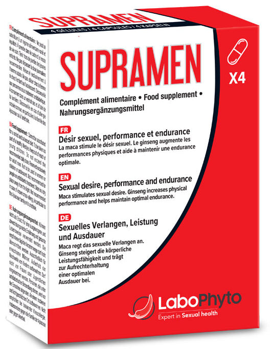 Stimulant SupraMen 4 gélules