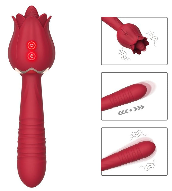 Stimulateur de clitoris et Point G Rose Licky