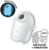 Stimulateur de clitoris Glowing Ghost Blanc