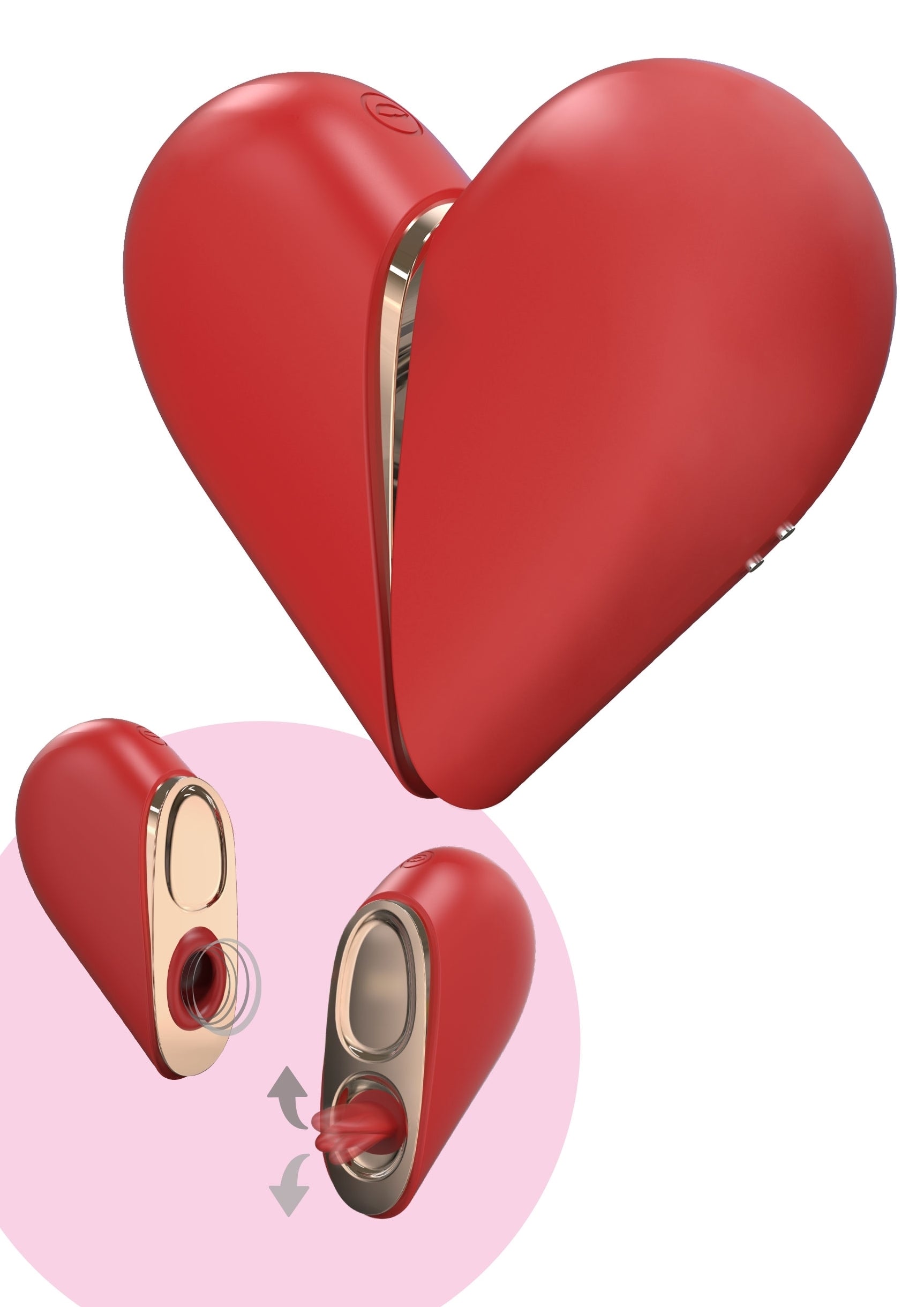 Stimulateur de clitoris HeartBreaker Rouge