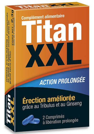 Titan XXL Stimulant Action Prolongée 2 gélules