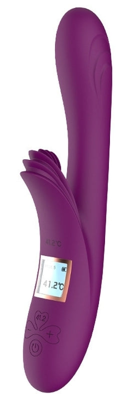 Vibro Rabbit chauffant Lilo Heat 23 cm Violet