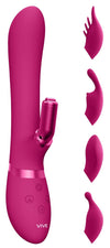 Vibro Rabbit Chou 23 x 3.5cm Rose