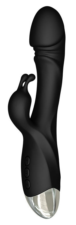 Vibro Rabbit Romeo 21cm Noir