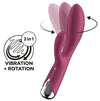 Vibro Rabbit Spinning Rabbit 1 11 x 3.5cm Framboise