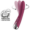 Vibromasseur Point G Spinning Vibe 1 - 11 x 3cm Framboise