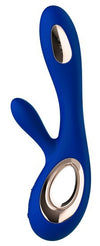 Vibromasseur Soraya Wave 22 x 3.8 cm Bleu nuit